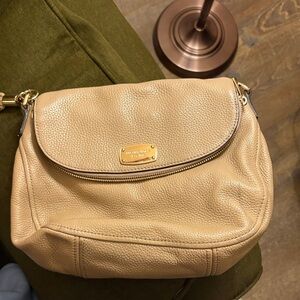 Michael Kors Tan Leather Shoulder Bag